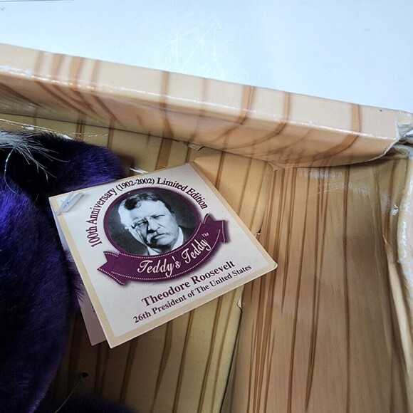 Dan Dee Roosevelt Teddy Bear Santa Picture Frame 100th Anniversary 2002 - Picture 4 of 10